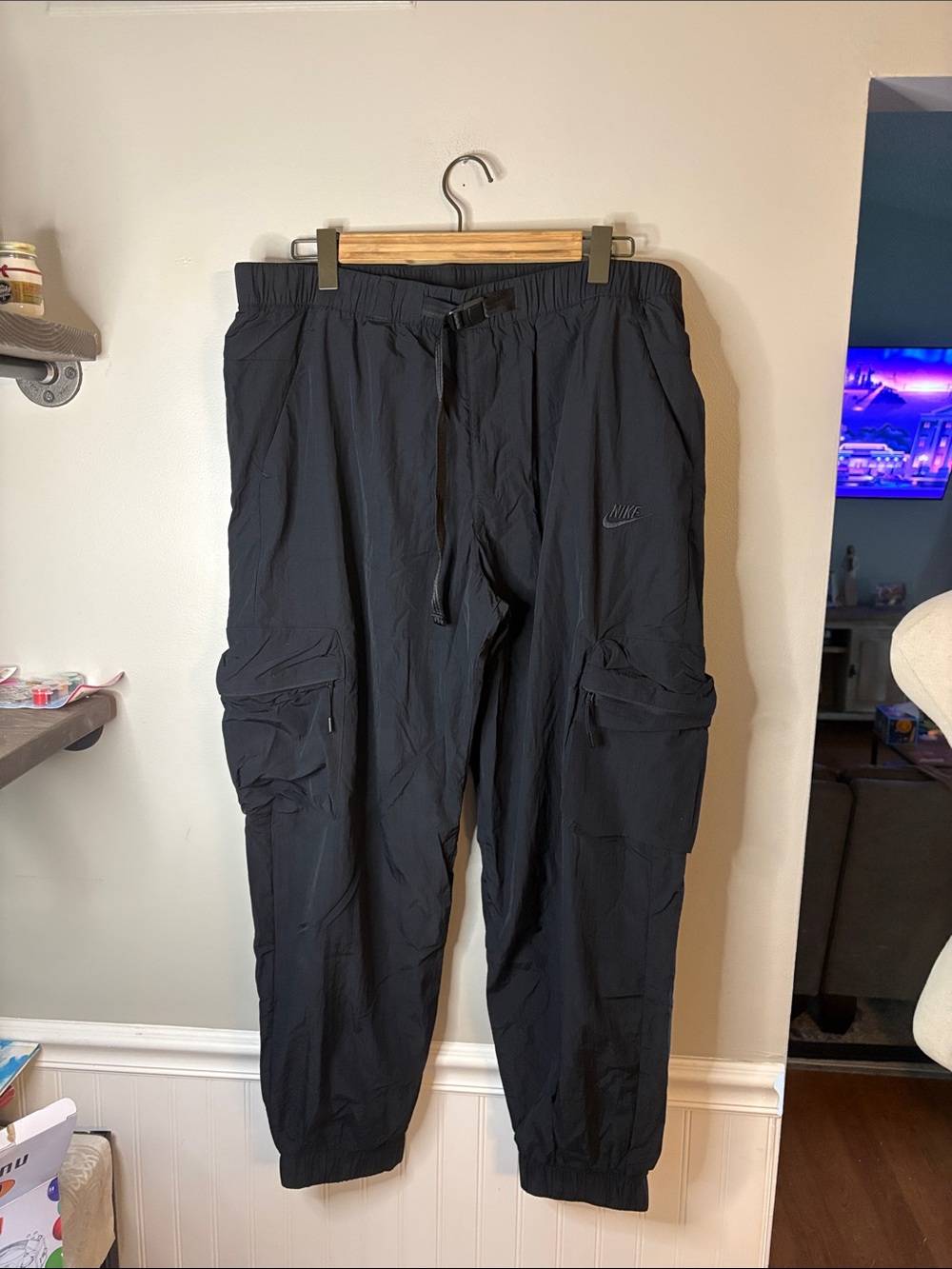 Nike Men's Black Cargo Utility Pants